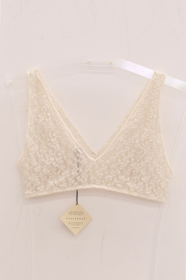 BASERANGE 25 Early Spring French Lace MUSIAL Bra/Panty Series BAS-BRCR-LA-SP25-UNDYED Bra (BRMU)